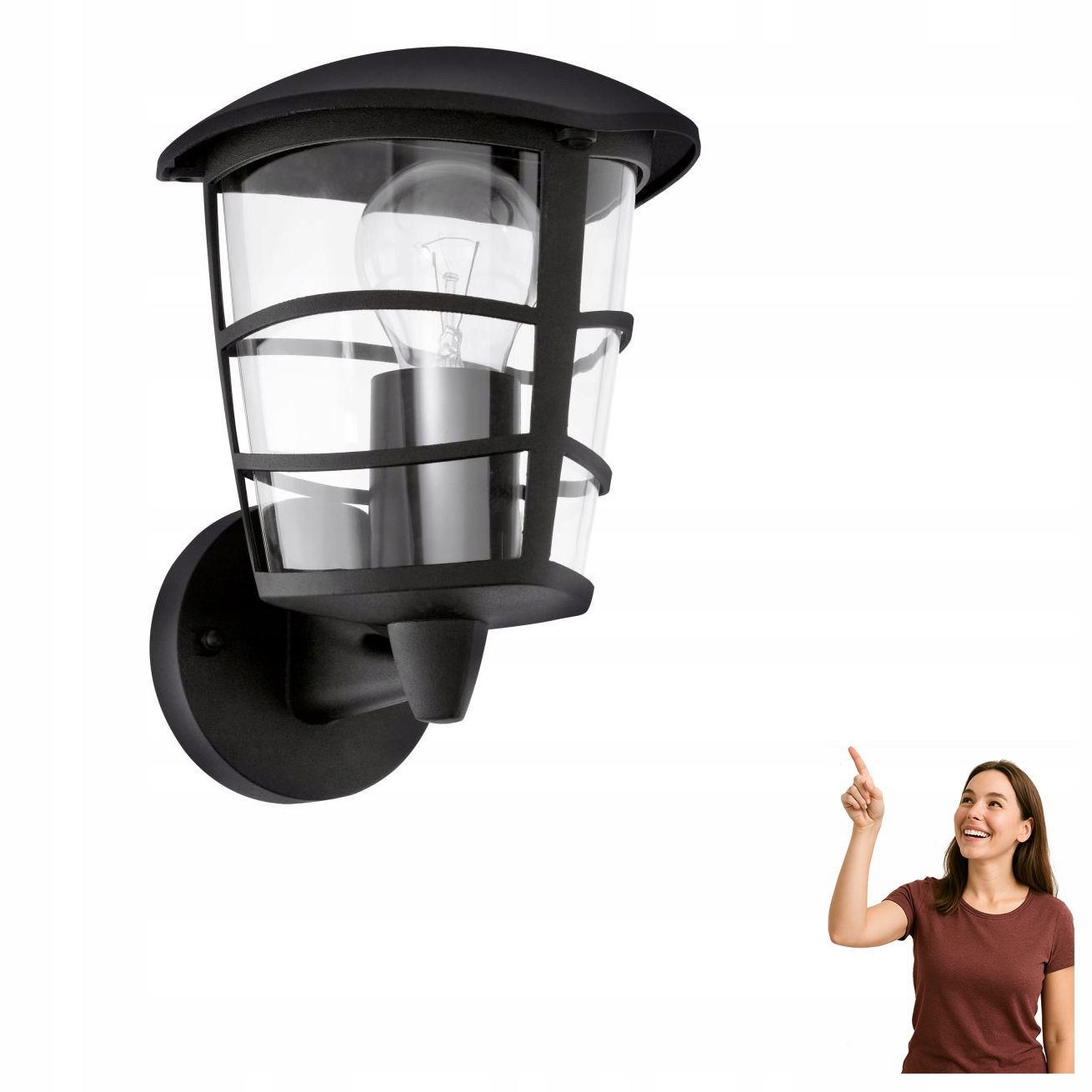 Venkovní nástěnné svítidlo Aloria 93097 Eglo