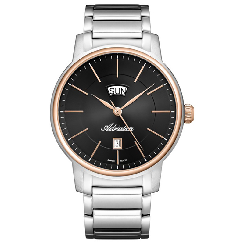 Pánské Hodinky Adriatica A1144.R114Q stříbrný náramek