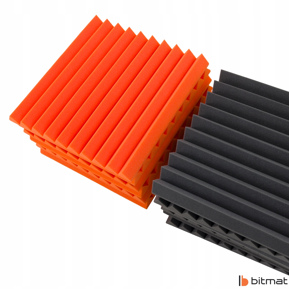 PANELE AKUSTYCZNE MATY PIANKI AKUSTYCZNE 50x50 3m2 do pokoju dziecięcego Faktura kliny