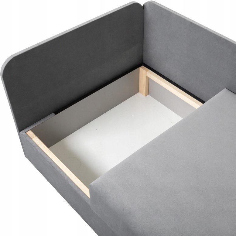 Sofa łóżko dziecięce z pojemnikiem KUBUŚ donna 09 prawa Marka Mebline