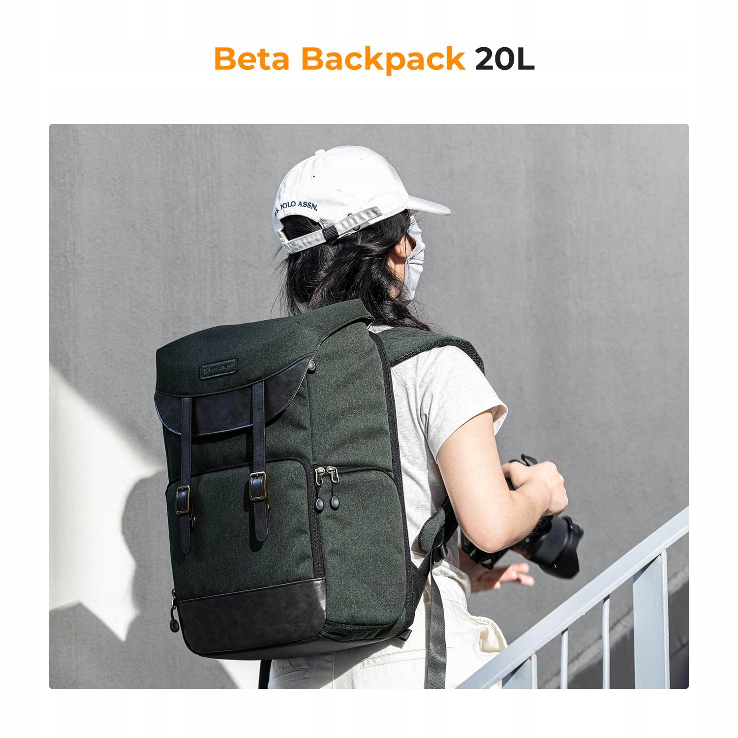 K&F CONCEPT Plecak Fotograficzny Rolltop Na Aparat I Laptop 15 Cali — miniatura 2