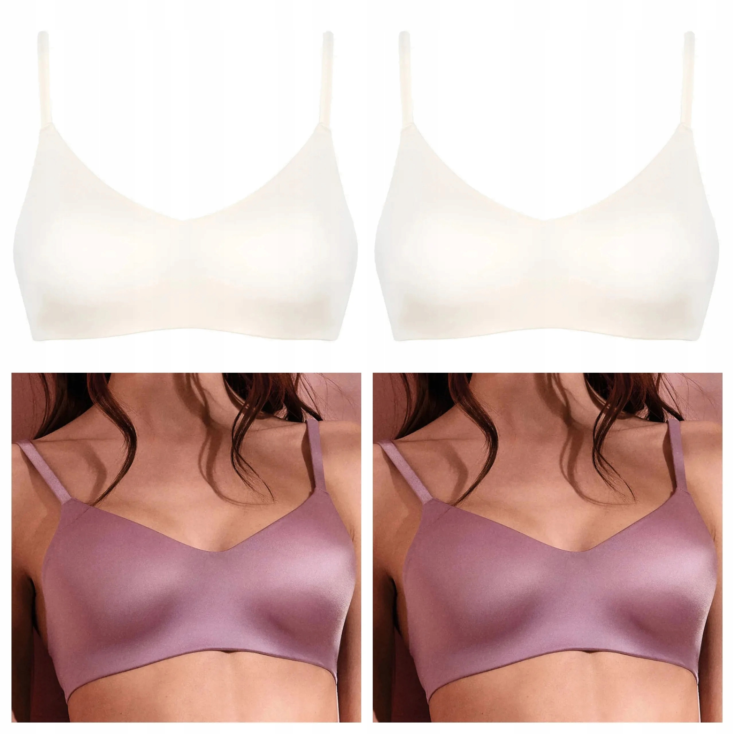 4 ks Podprsenka Lormar Active Ultrashine 2x talco 2x růžová S
