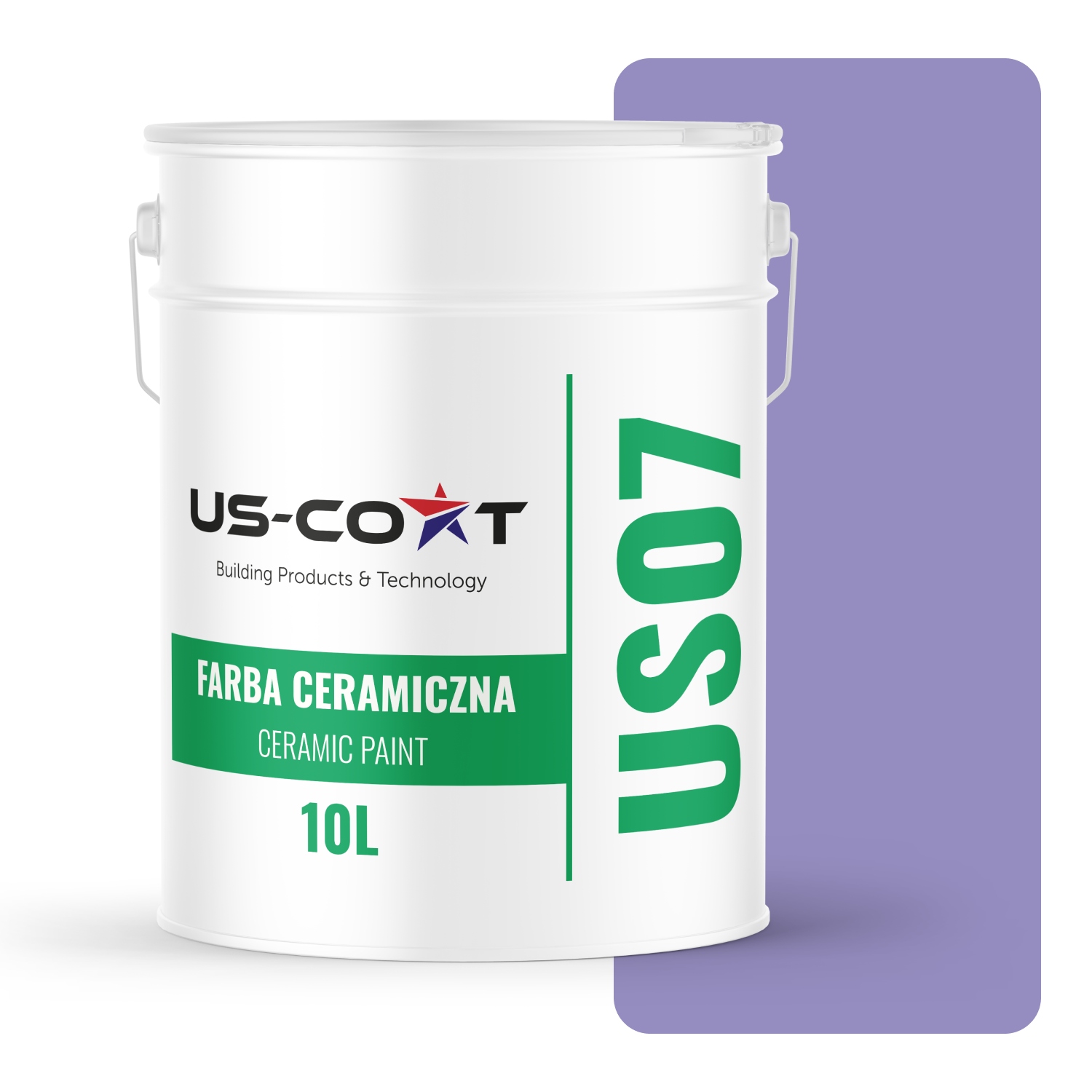 Keramická Farba Levanduľová H2629 10L Hlboká Matná Na Steny Stropov