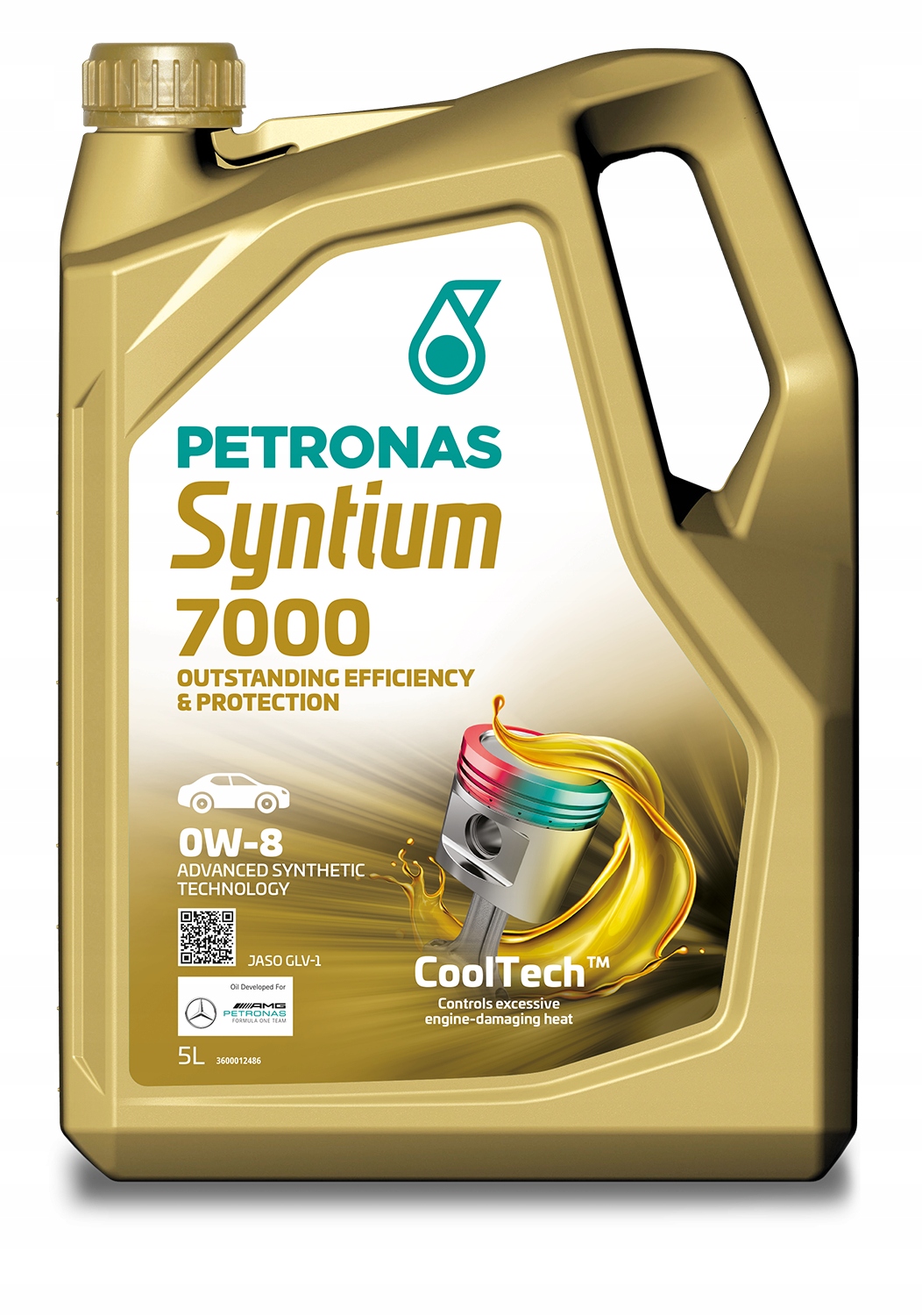 Motorový olej Petronas Syntium 7000 Jaso GLV-1 0W-08 5L