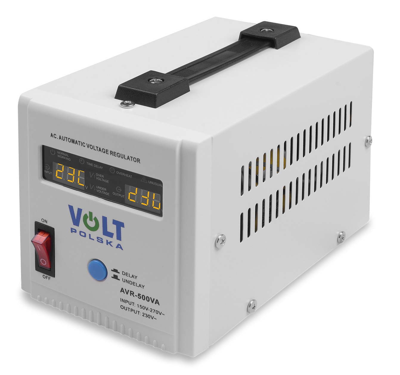 Stabilizator Napięcia Avr 500VA 500 8% Precyzji Volt Polska Pod Agregat