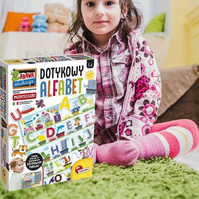 Alfabet Zabawki dla Dzieci Nauka Alfabetu Montessori Naukowa Zabawka