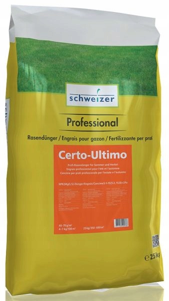 Nawóz Certo Ultimo Schweizer 25 kg/350-600 m2 (5,5-1-15)