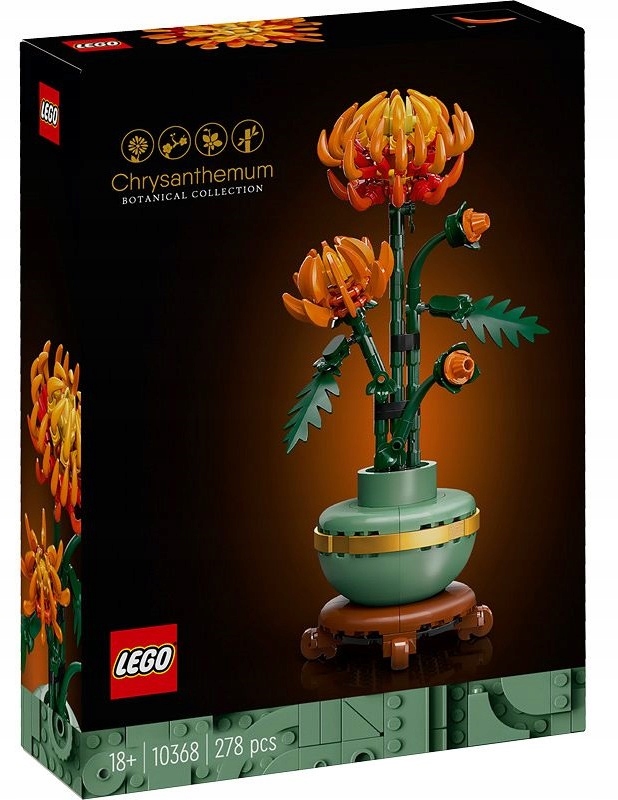 stavebnice Lego botanical collection chryzantéma 10368