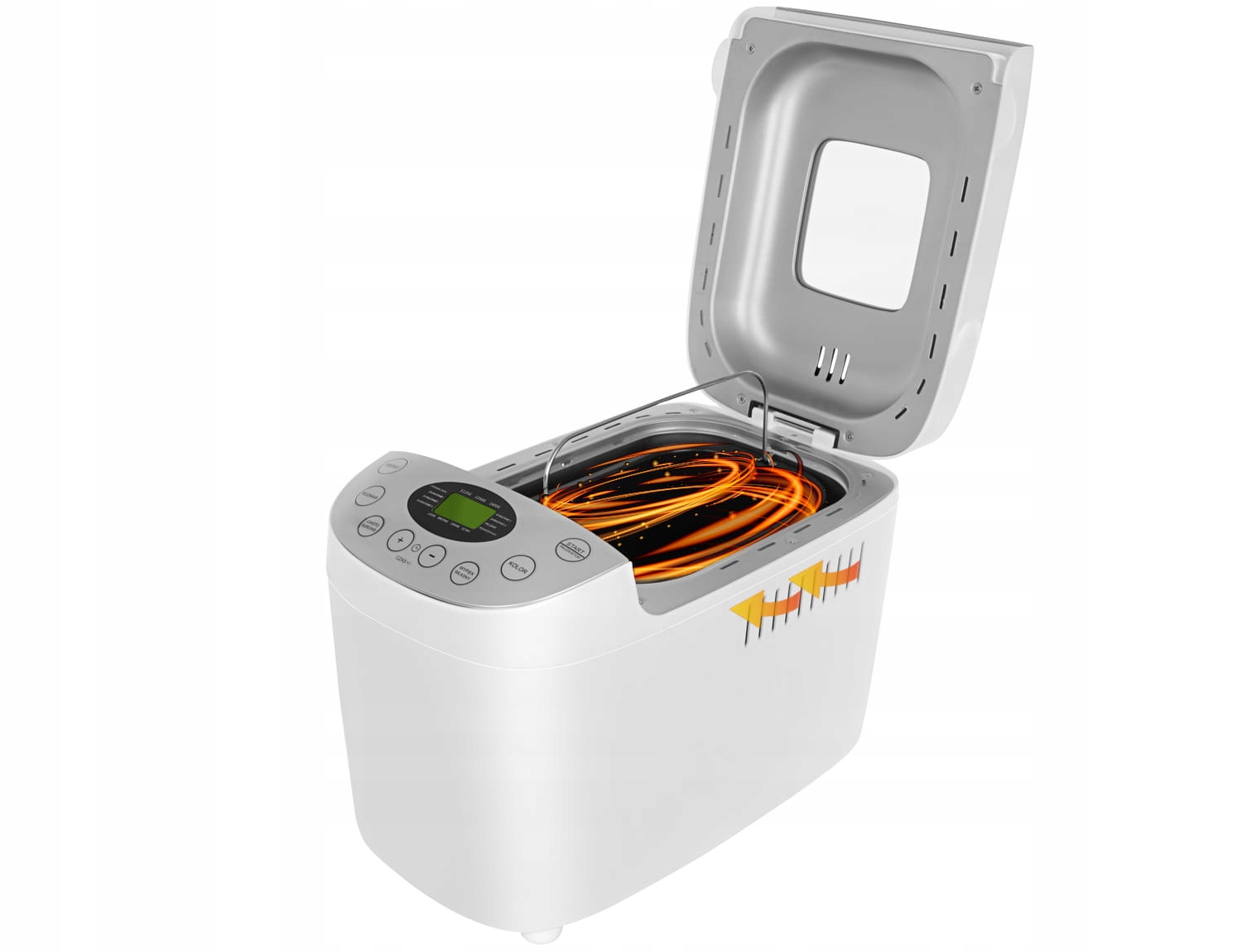 OUTLET Automat do chleba Wypiekacz 15 PROGRAMÓW 2 MIESZADŁA 850W MENU PL Moc 850 W