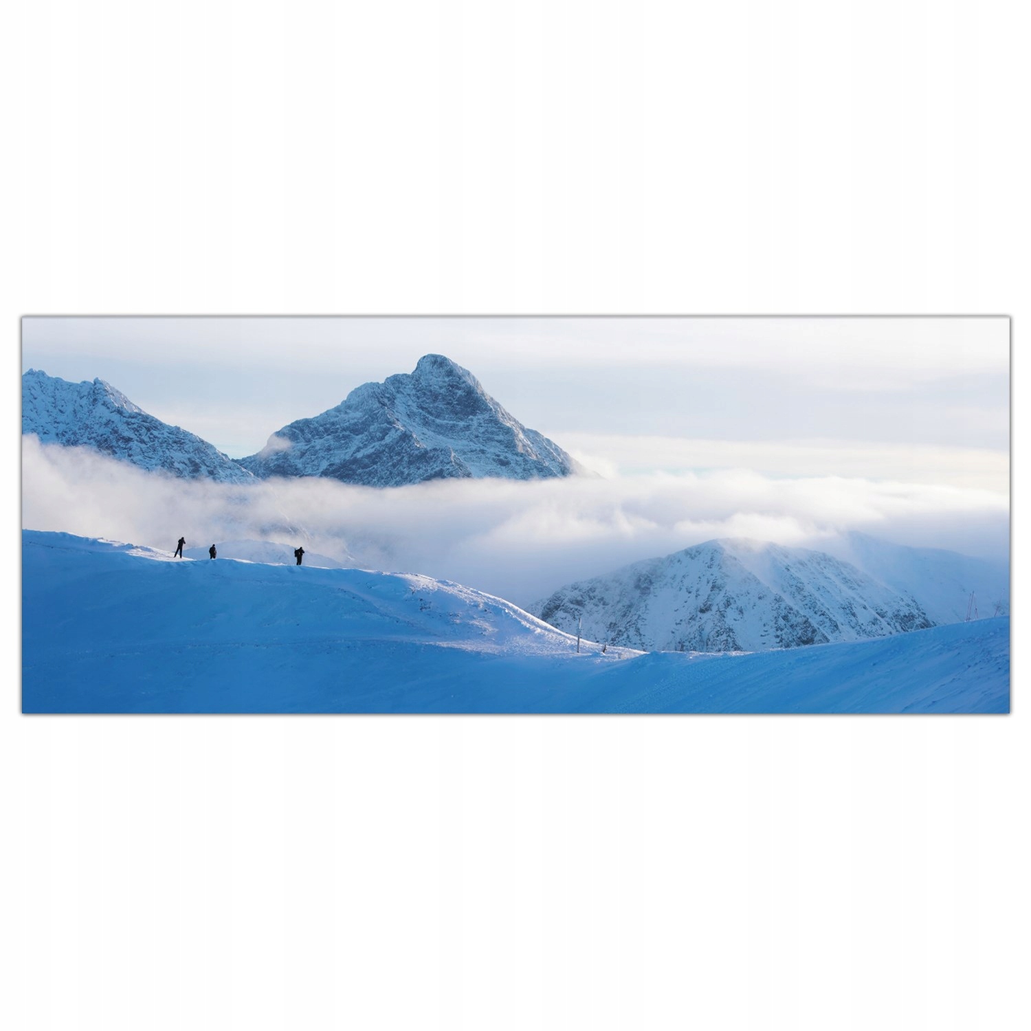 

Obraz na szkle Foto Góry Chmury Krajobraz 125x50