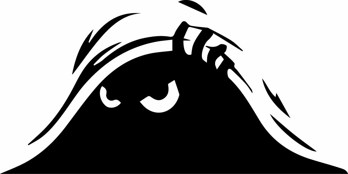 

Naklejki na auto samochód Potworek 20x10cm