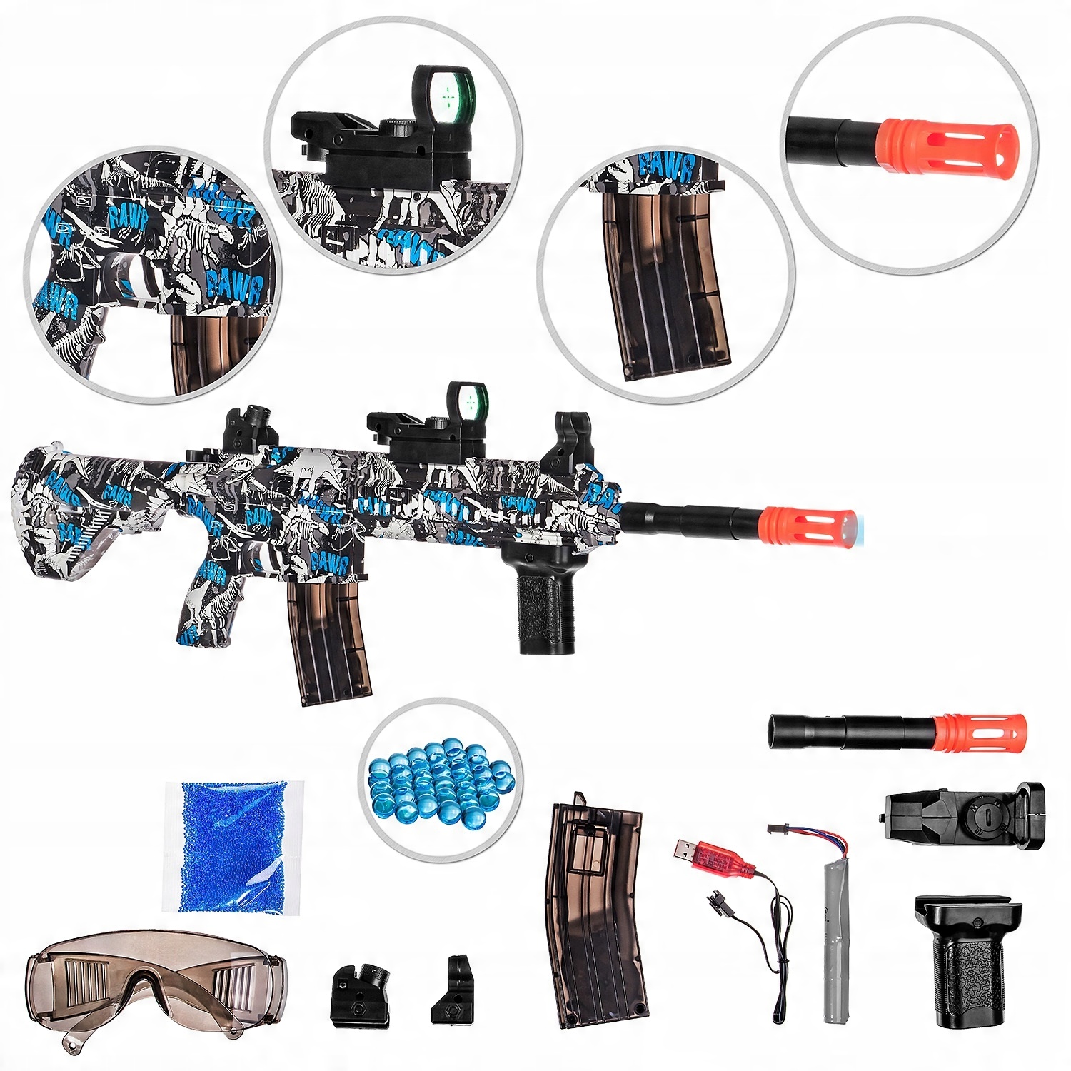 

Automat M416 Pistolet Kulki Żelowe Karabin Csgo
