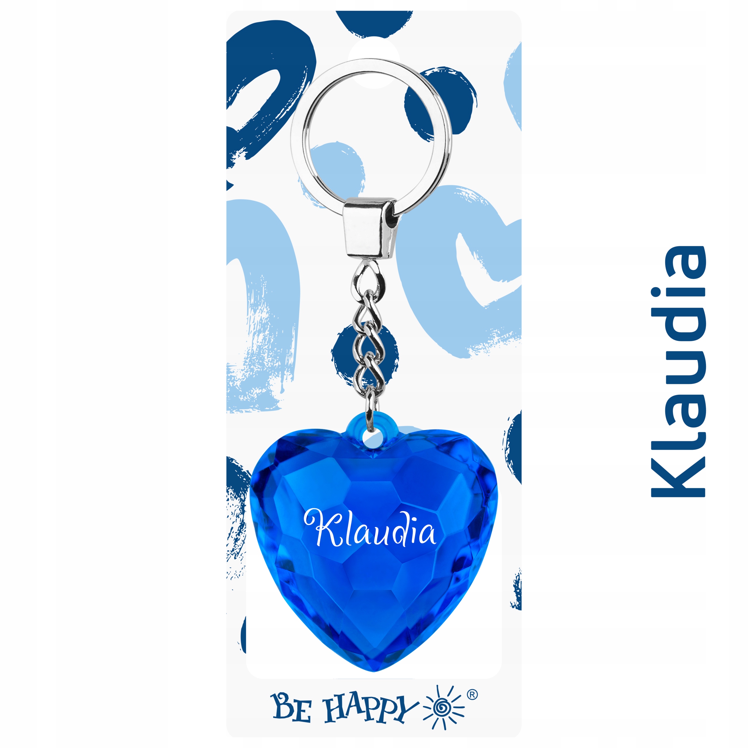 

Brelok Serce Prezent Upominek Klaudia