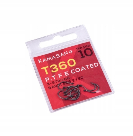 Haczyki Kamasan Ptfe T360 Size 10 10szt.