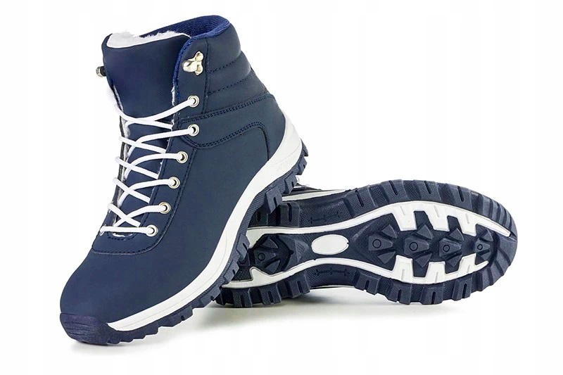 BUTY ZIMOWE DAMSKIE SPORTOWE OCIEPLANE P1 Model HKR ocieplone