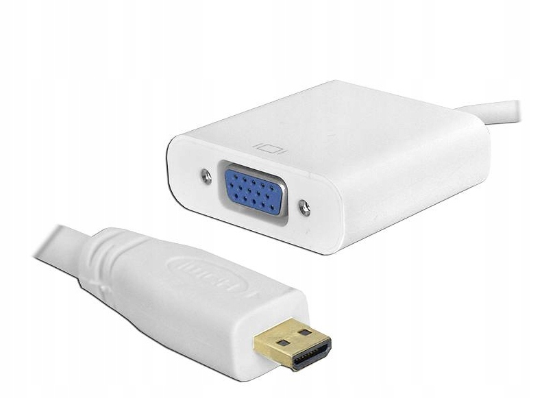 Adapter przejśćiówka LTC microHDMI do VGA dla Rpi 4B