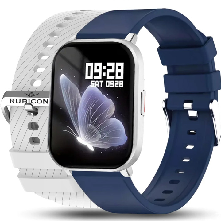 Dětské chytré hodinky stříbrné s dvěma řemínky Propojení Hry