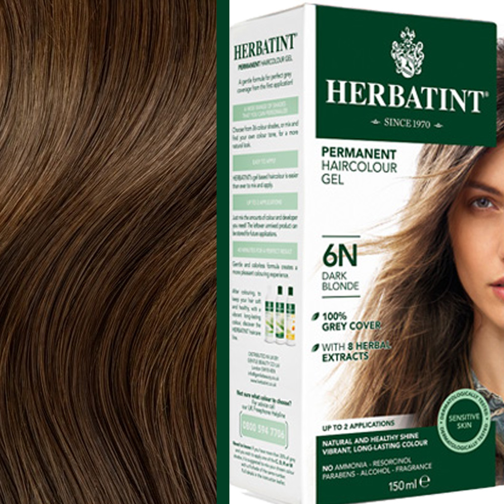 

Farba bez amoniaku Herbatint 6N Ciemny Blond 150ml