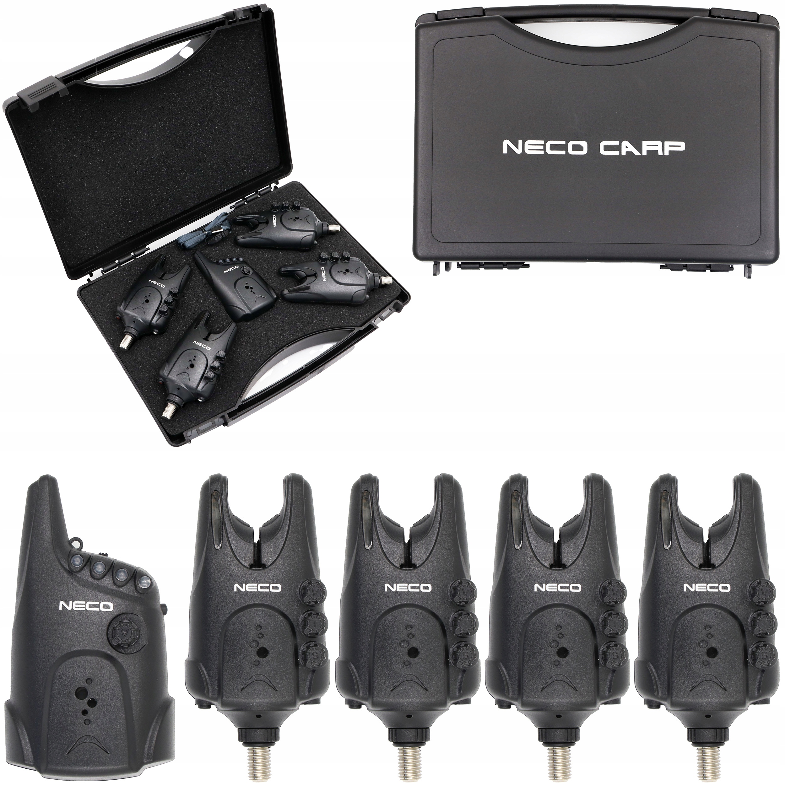 Sada Signalizátorů Záběru S Centrálou Neco 4+1 Zf-pro 104