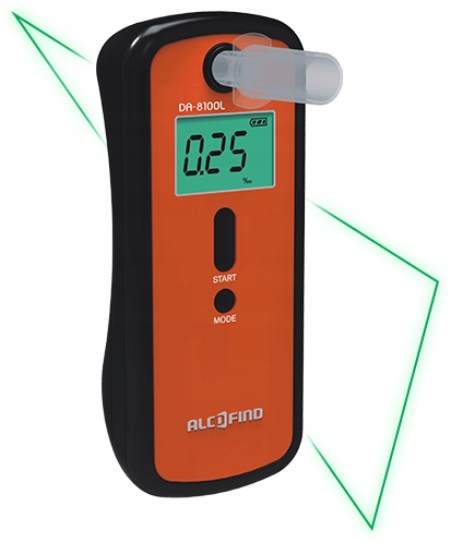 Alkomat AlcoFind DA-8100L + Kalibracje+ Gratis Marka AlcoFind