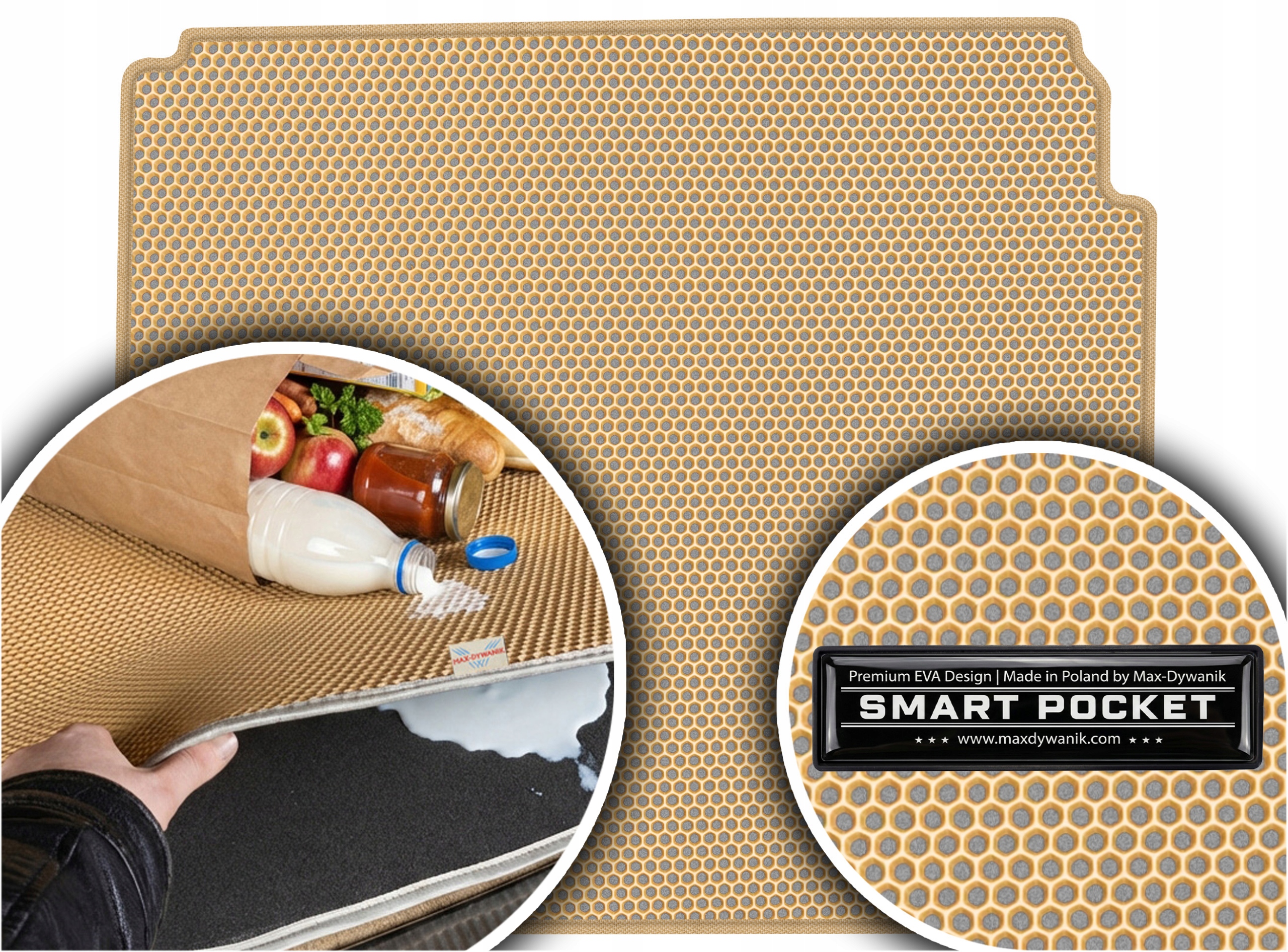 Renault Fluence Sedan 2010-2016 Vložka do kufru Eva Smart Pocket Béžová