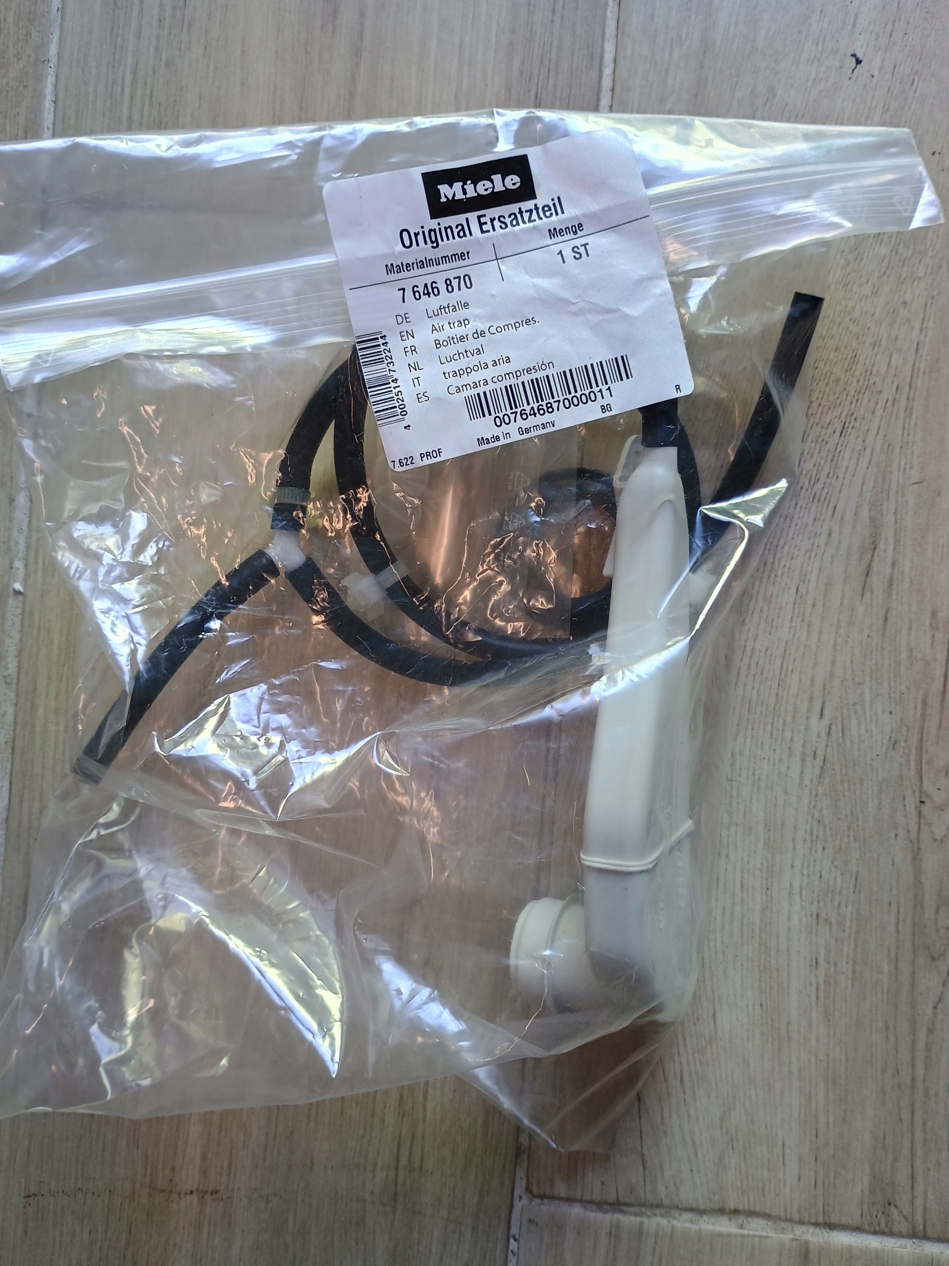 Odpowietrznik pralki Miele Air Trap 7646870