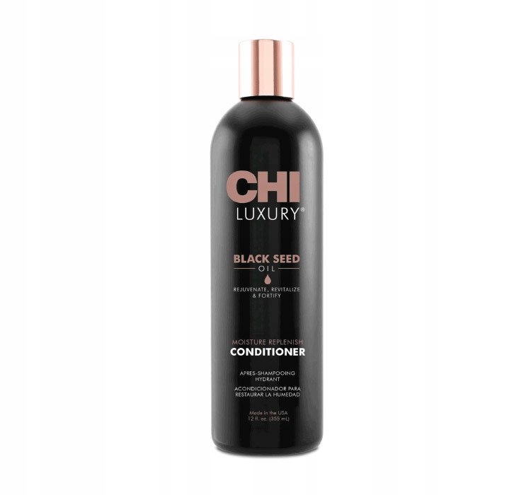 Chi Luxury Black Seed Oil odżywka z czarnuszką 355-Zdjęcie-0