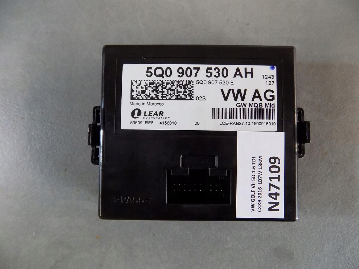 VW GOLF VII МОДУЛЬ ШЛЮЗА 5Q0907530AH