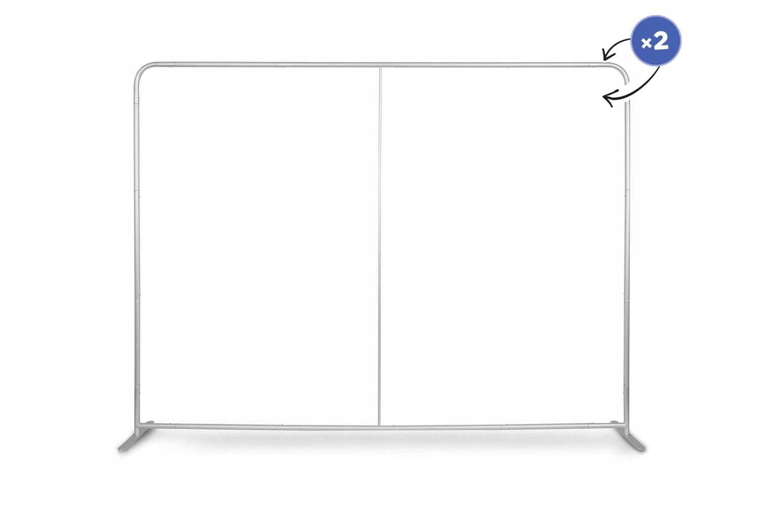 Ścianka reklamowa Prosta 300x230cm, stelaż z torbą