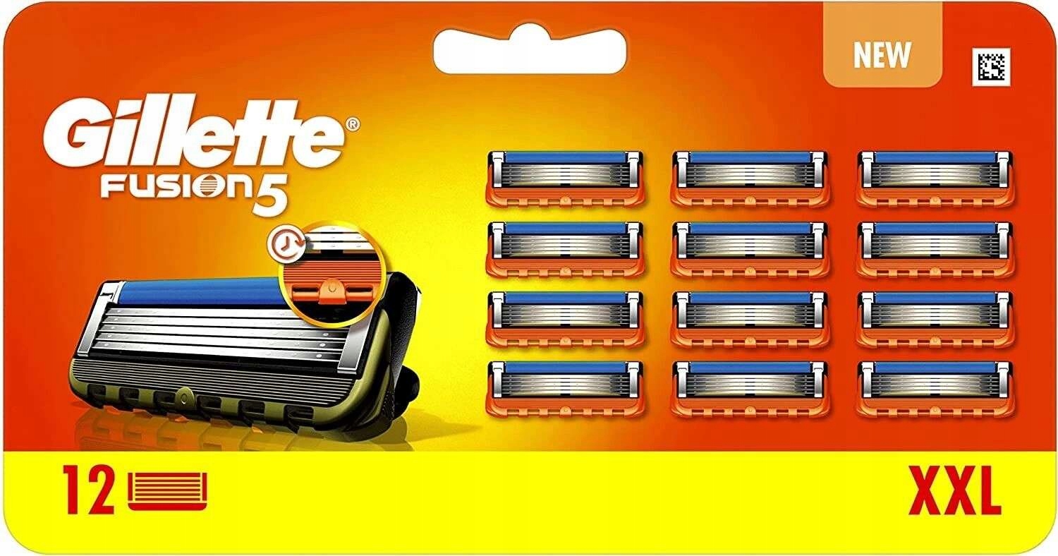 Gillette Fusion5 Vyměnitelné náplně 12 kusů