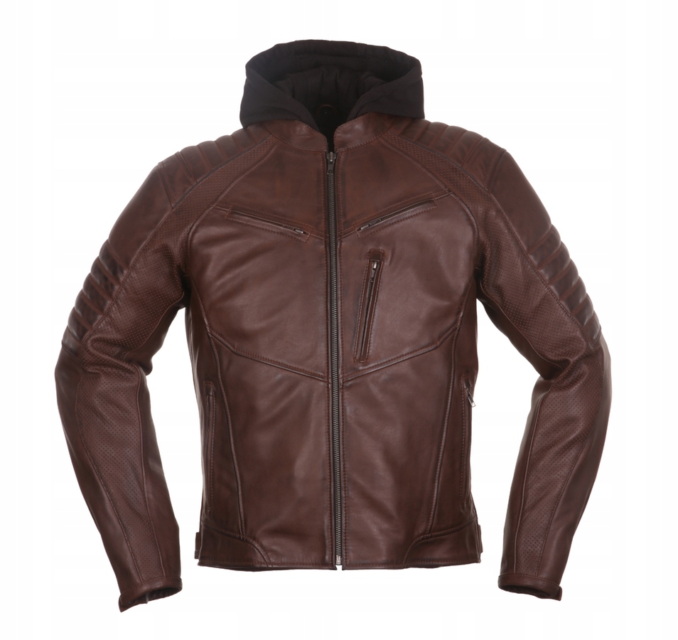 MODEKA BAD EDDIE KURTKA SKÓRZANA MĘSKA BRĄZOWA XXL