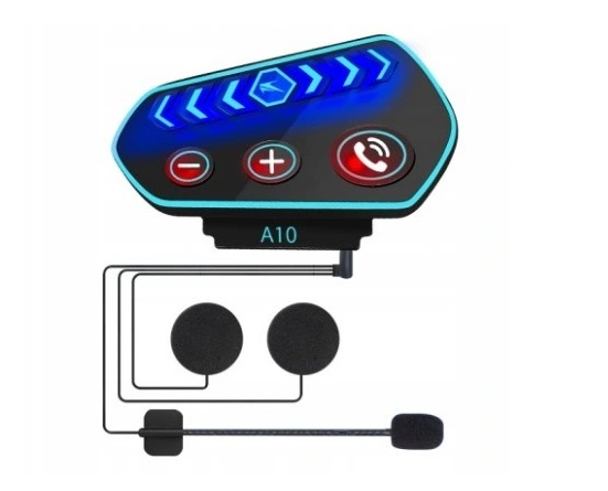 ZESTAW SŁUCHAWKOWY DO KASKU MOTOCYKLOWEGO 2600mAh Marka bez marki