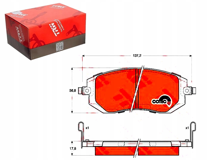 Brzdové Destičky Subaru Přední Forester Impreza Leg Asistent Kolize #34