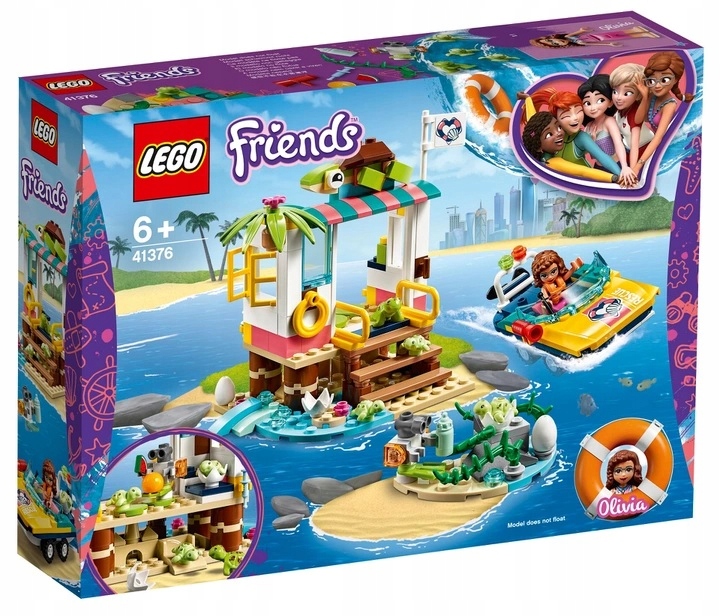Lego Klocki Friends 41376 Na ratunek żółwiom