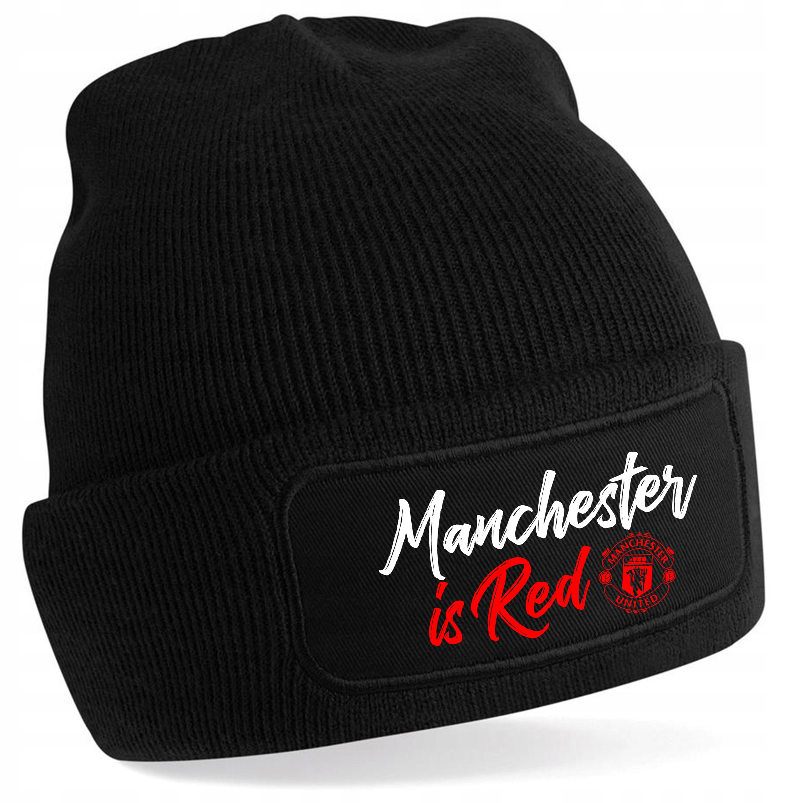 CIEPŁA CZAPKA ZIMOWA MANCHESTER UNITED BEANIE