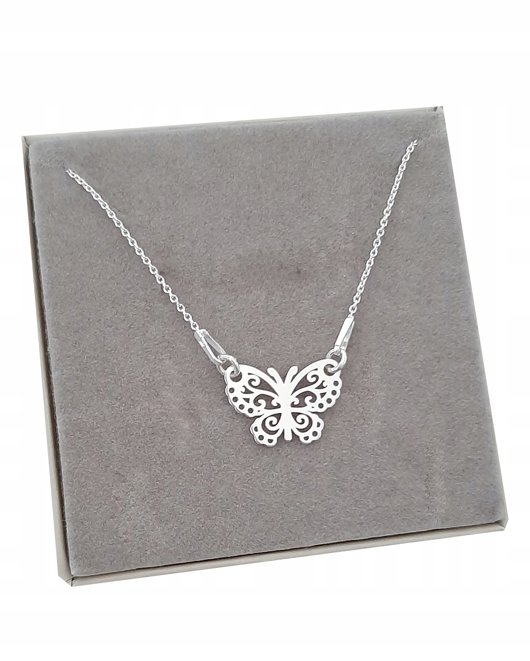 

Bransoletka Motyl Ażur motylek srebro 925