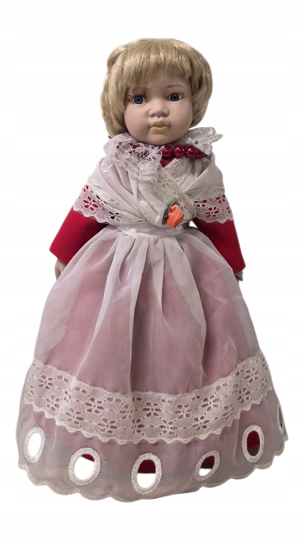 PRZEPIĘKNA PORCELANOWA KOLEKCJONERSKA LALKA VINTAGE
