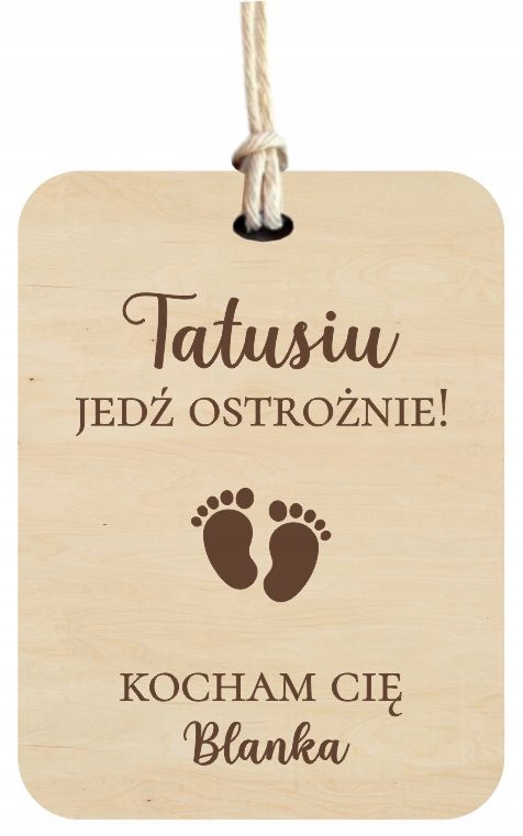 

Zawieszka do auta na Dzień Ojca dla taty