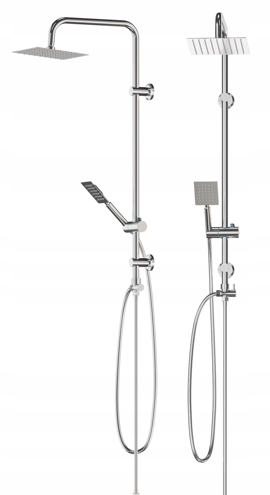 

Zestaw Natryskowy Chrom Deszczownica Prysznic ZN4