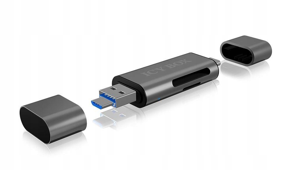Czytnik kart IB-CR200-C USB 2.0 Type-C,TYPE_A Rodzaj MMC/SD