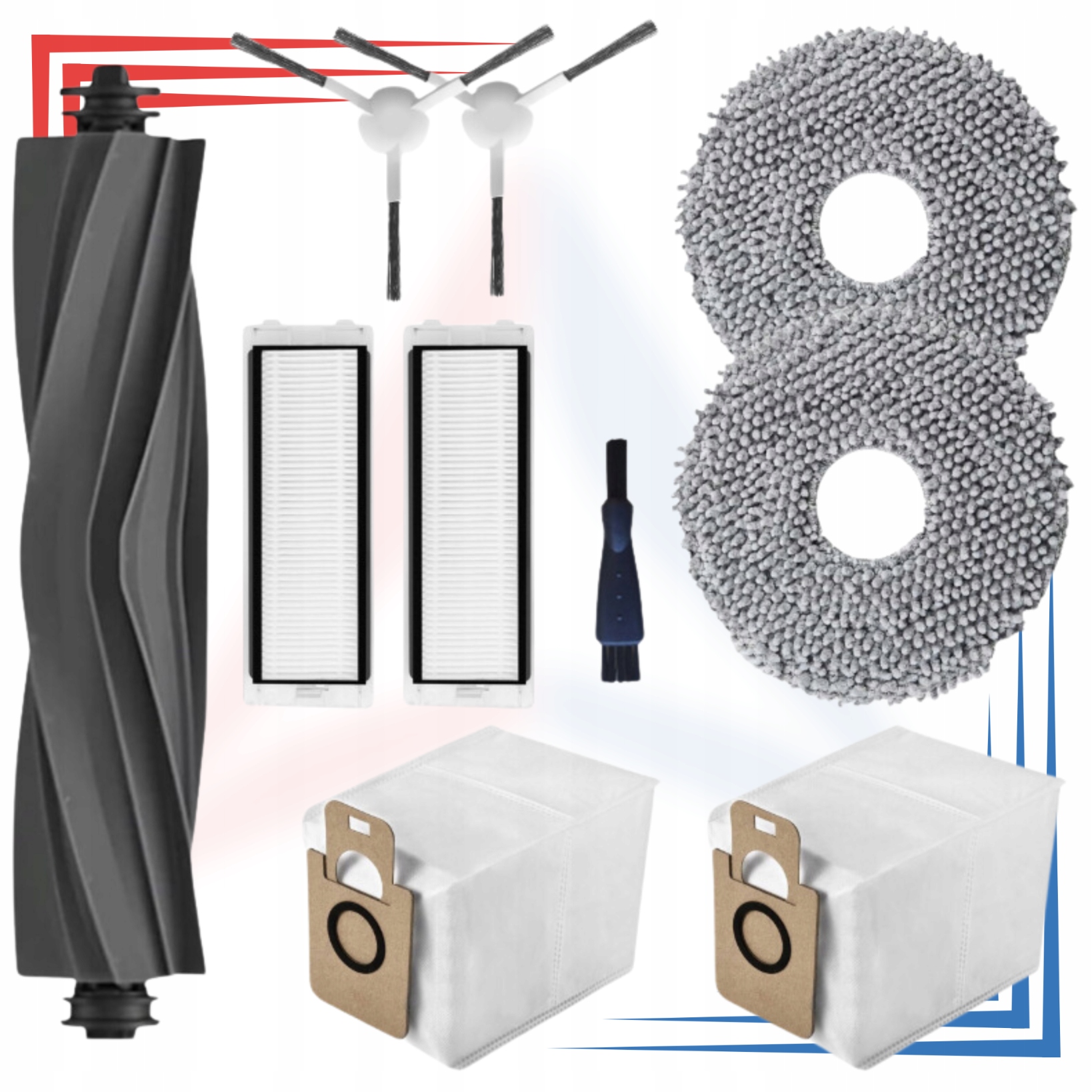 Zestaw do Xiaomi MI Robot Vacuum X10+/S10 Dreame L10/L10S zamienniki Kod producenta 5904041737640