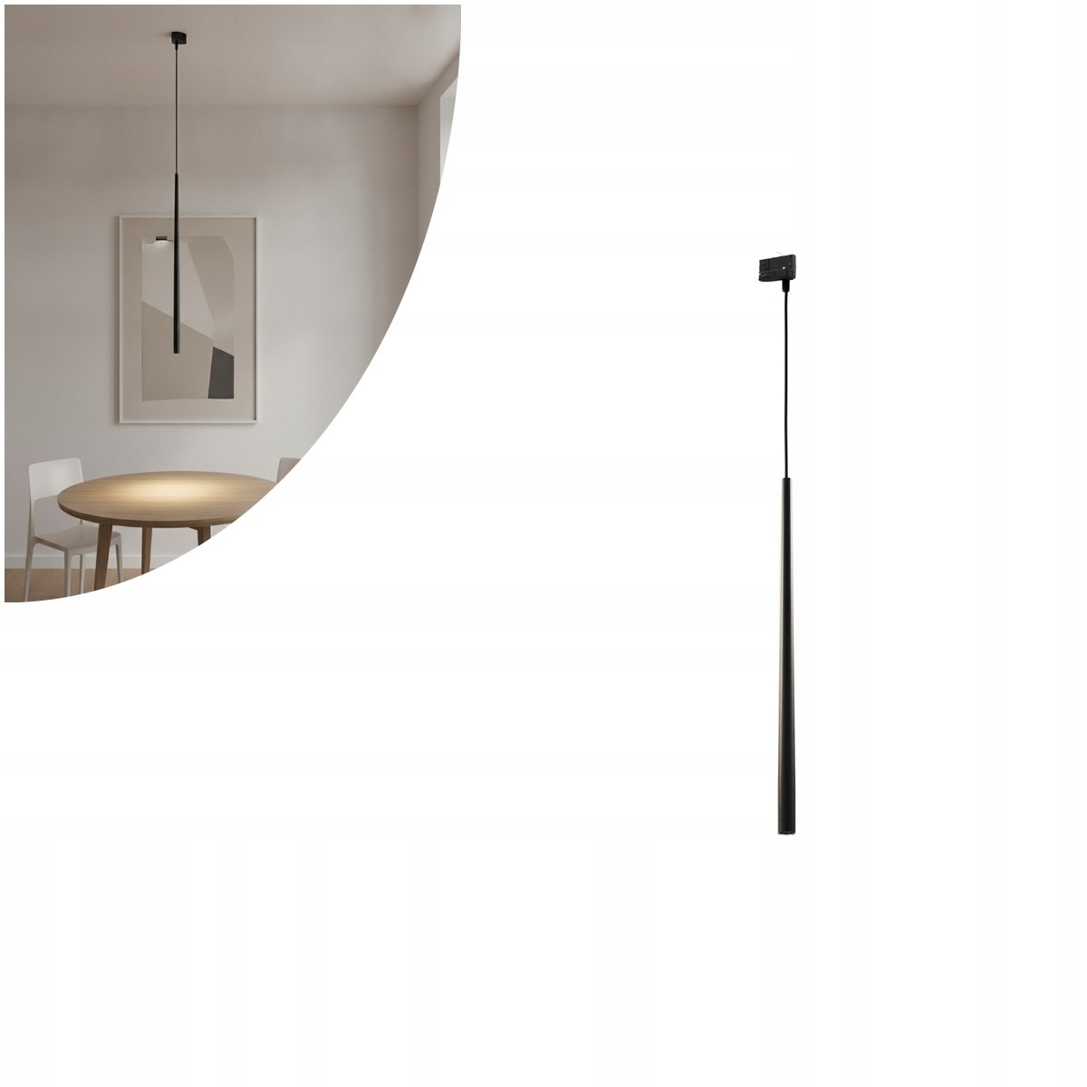 Závěsná 3-fázová kolejnicová lampa Piano 6028 Tk Lighting