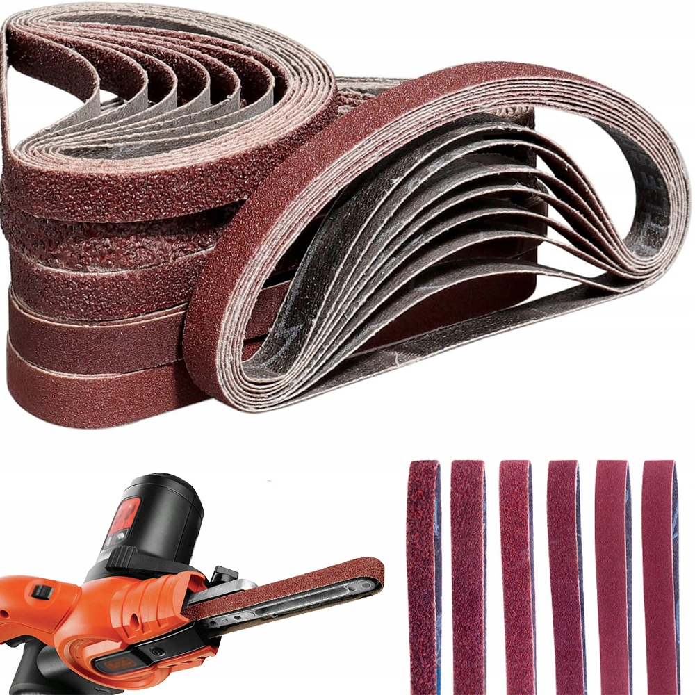 PAS BEZKOŃCOWY PAPIER ŚCIERNY TAŚMA 40-240 13x457MM DO SZLIFIERKI TAŚMOWEJ