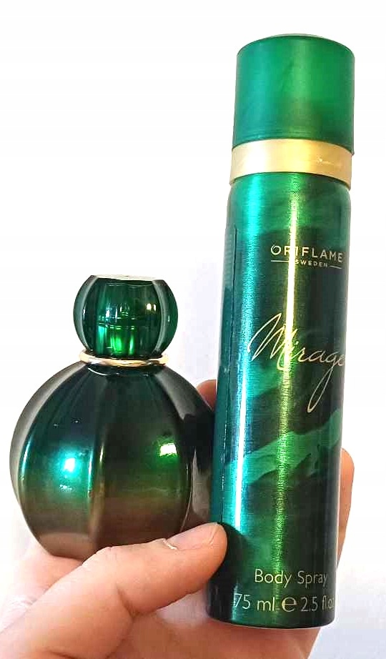 Zestaw Mirage perfumy i spray Oriflame