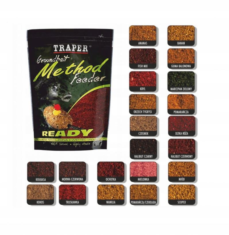 Zanęta Traper Method Feeder Ready Kryl 750g