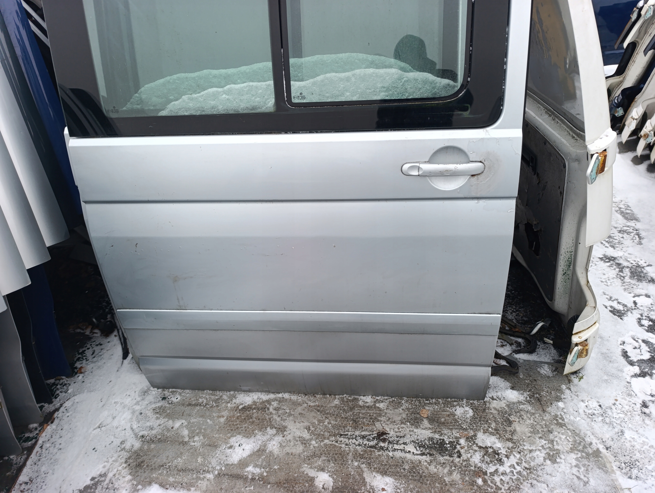 door sliding VW T5 T5 lift side right silver