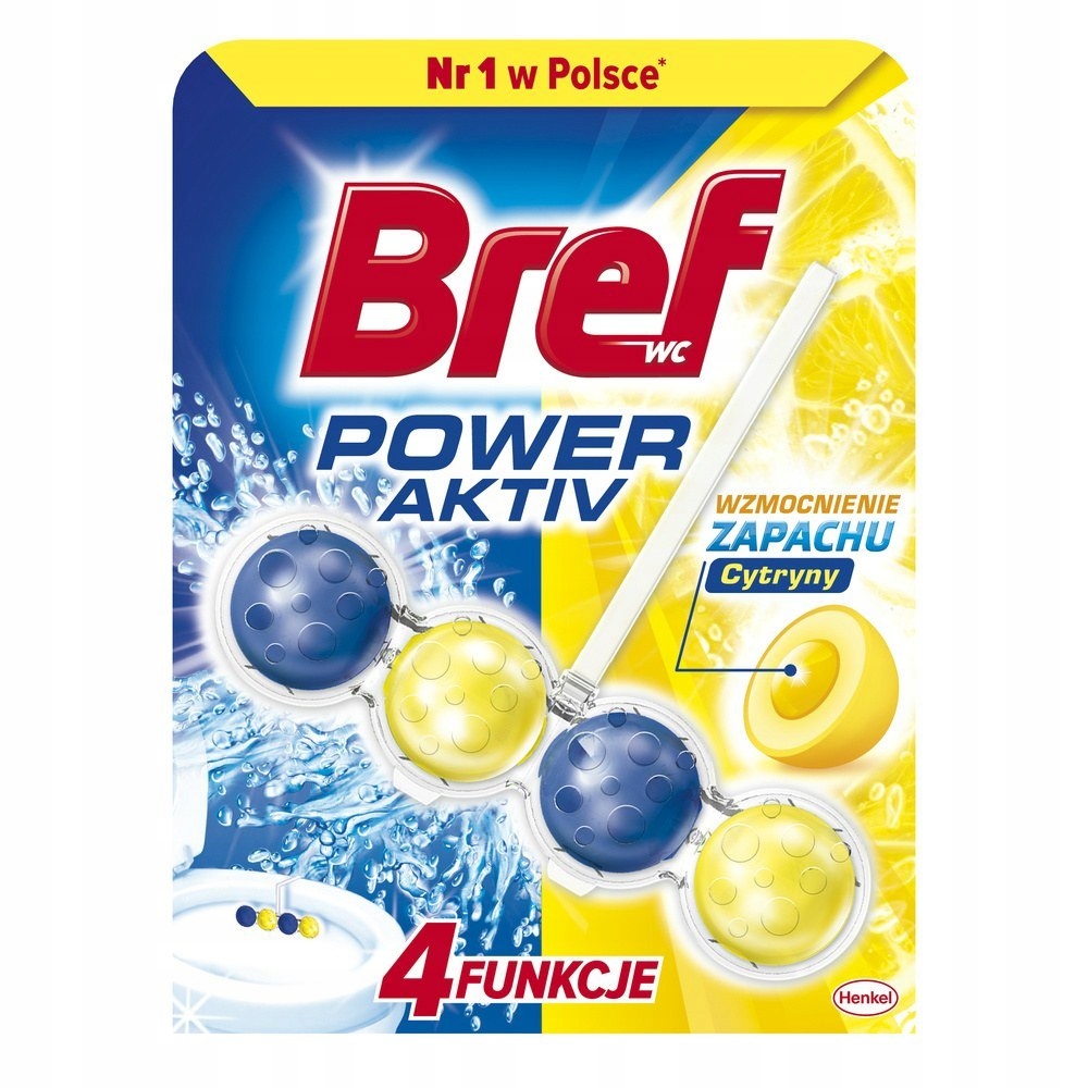 

Bref Power Active Zawieszka Wc kulki 50g Cytryna