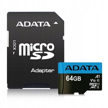 Adata Premier Uhs-i 64 Gb, MicroSDXC, Flash memory