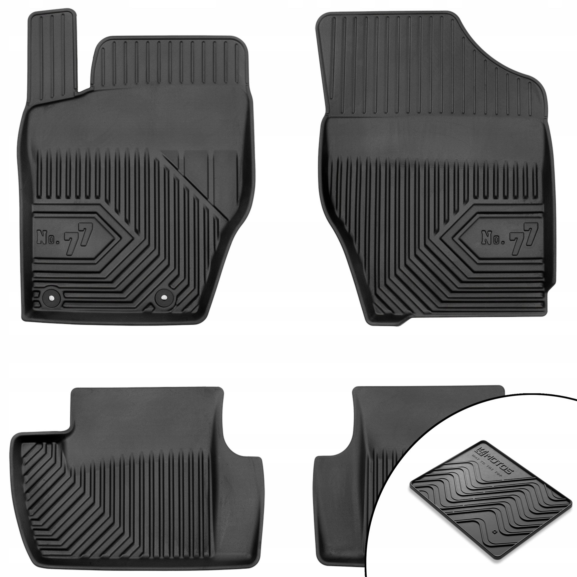Gumové koberce č.77 Citroen C4 I 2004-2010 podložka bonus