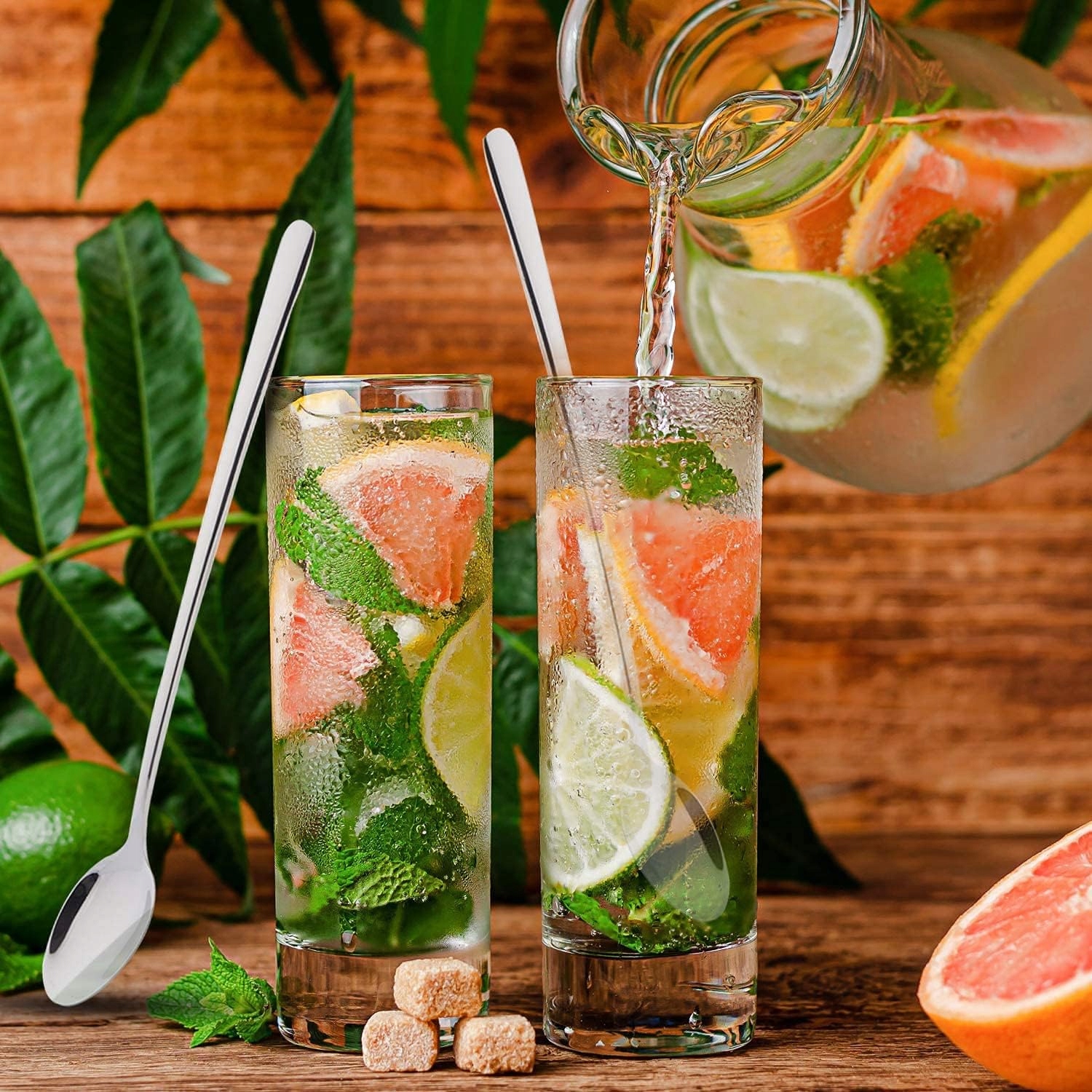 ŁYŻECZKA ŁYŻECZKI DO KAWY LATTE LODÓW DESERÓW DESEROWE DŁUGA KOMPLET 6szt Liczba sztuk 6 szt.